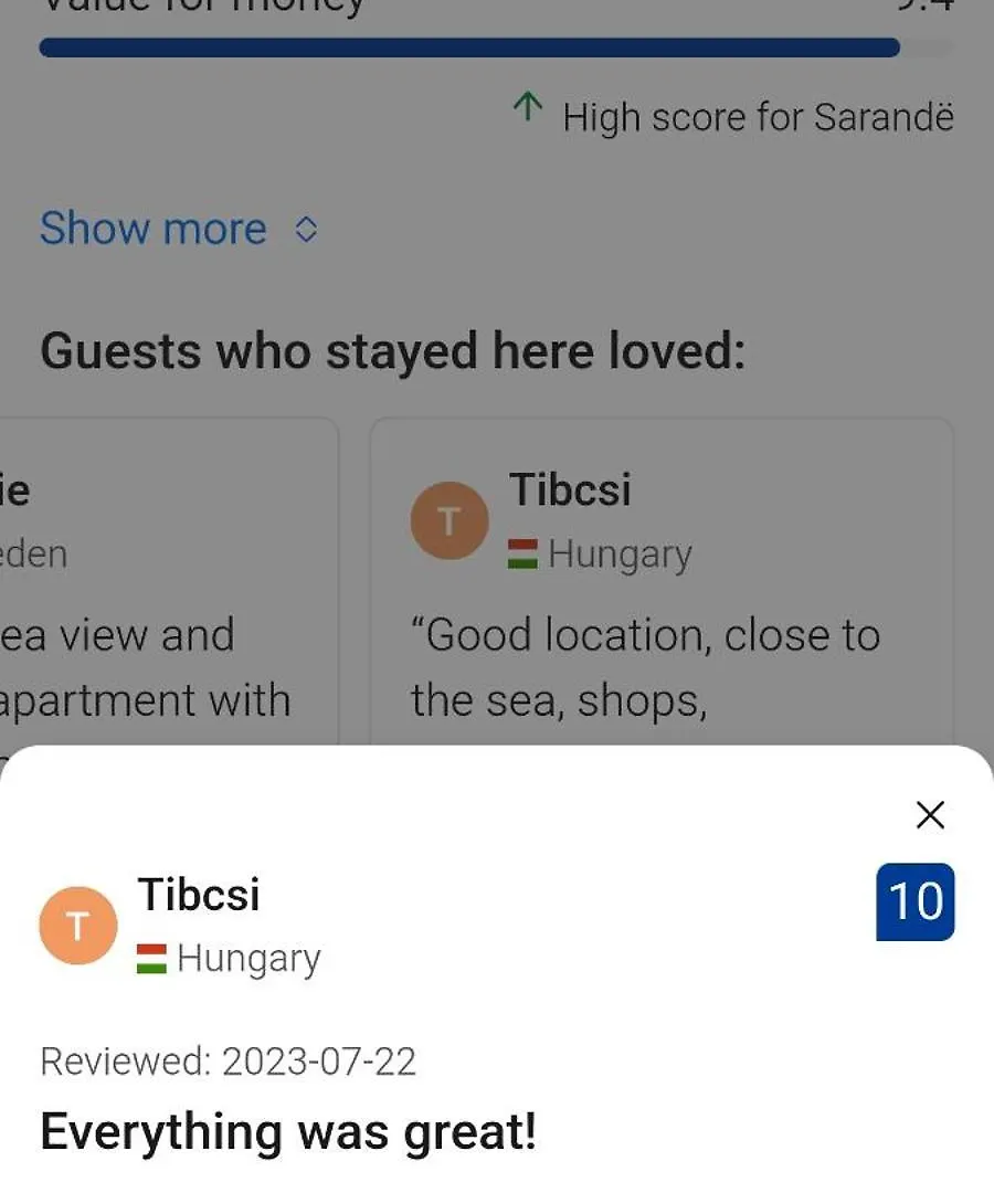 Klara'S Sidesea View Apartment Саранда