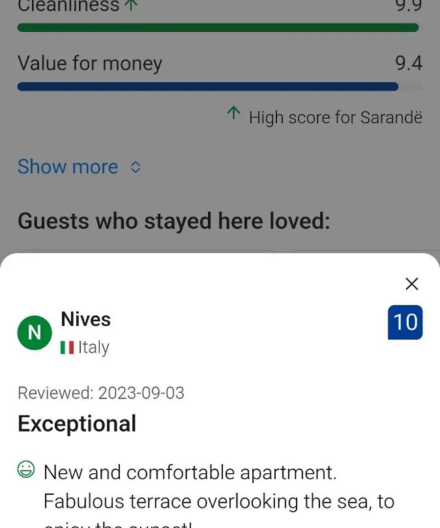 Klara'S Sidesea View Apartment Саранда Албания
